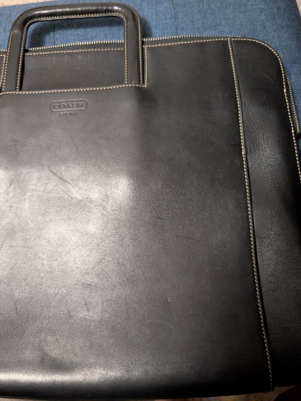 Vintage Coach leather portfolio/briefcase - Picture 5 of 12